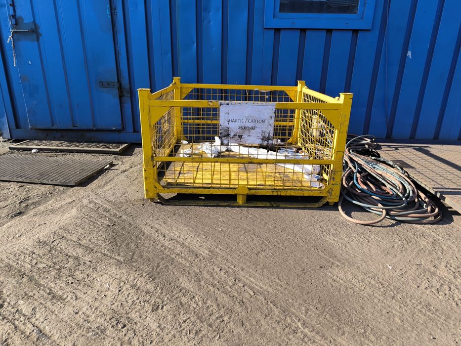 Box paleti pliabili metalici industriali