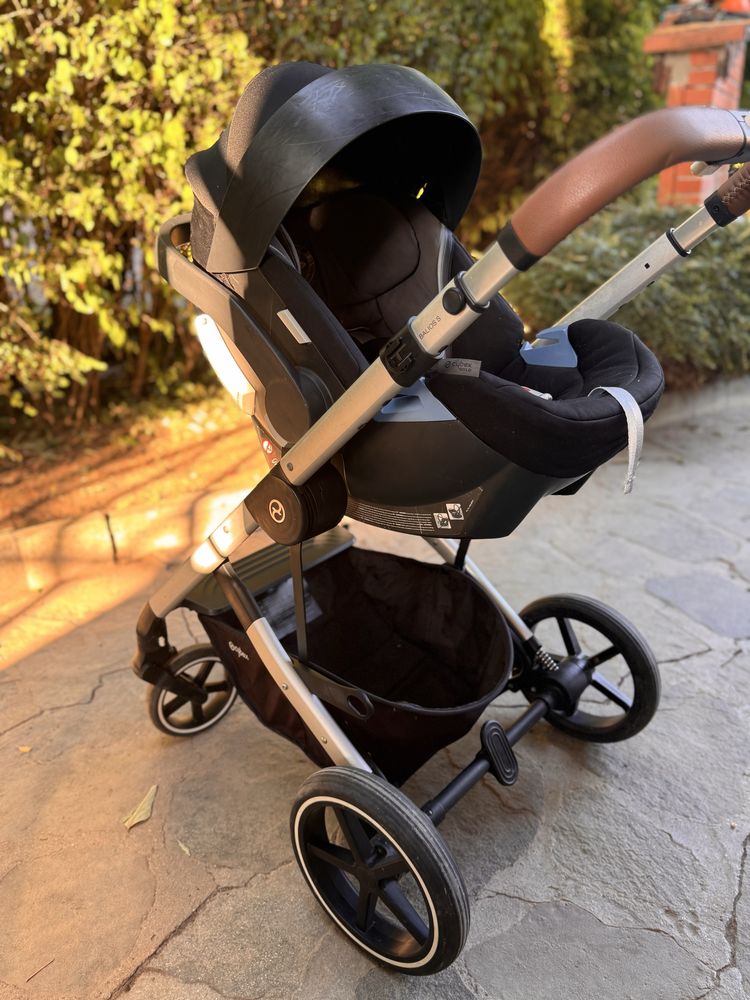 Детска количка Cybex Balios S 3в1 + чадър и дъждобран