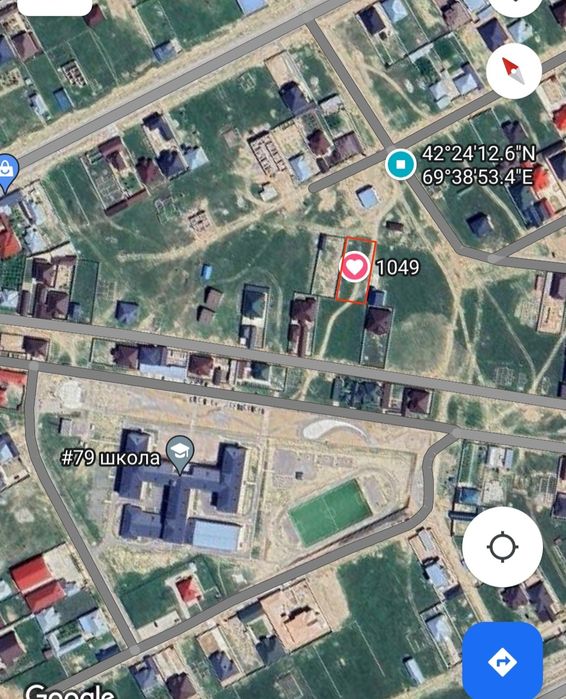 Участок в мкр Туран