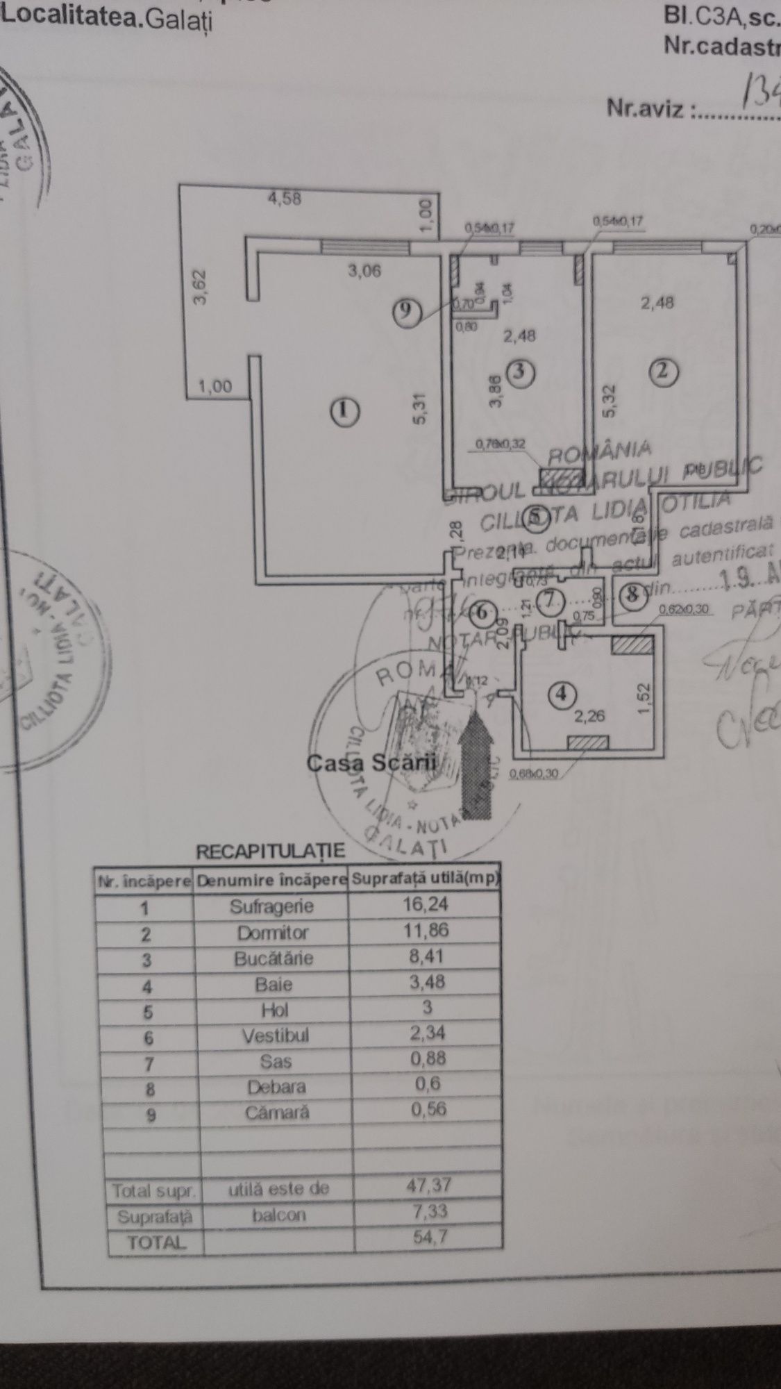 Apartament 2 camere strada Nae Leonard