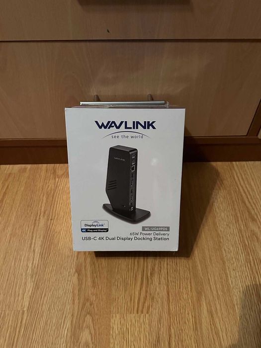 WAVLINK UG69PD5 USB 3.0 and USB-C Dual 4K Display Docking Station  NOU