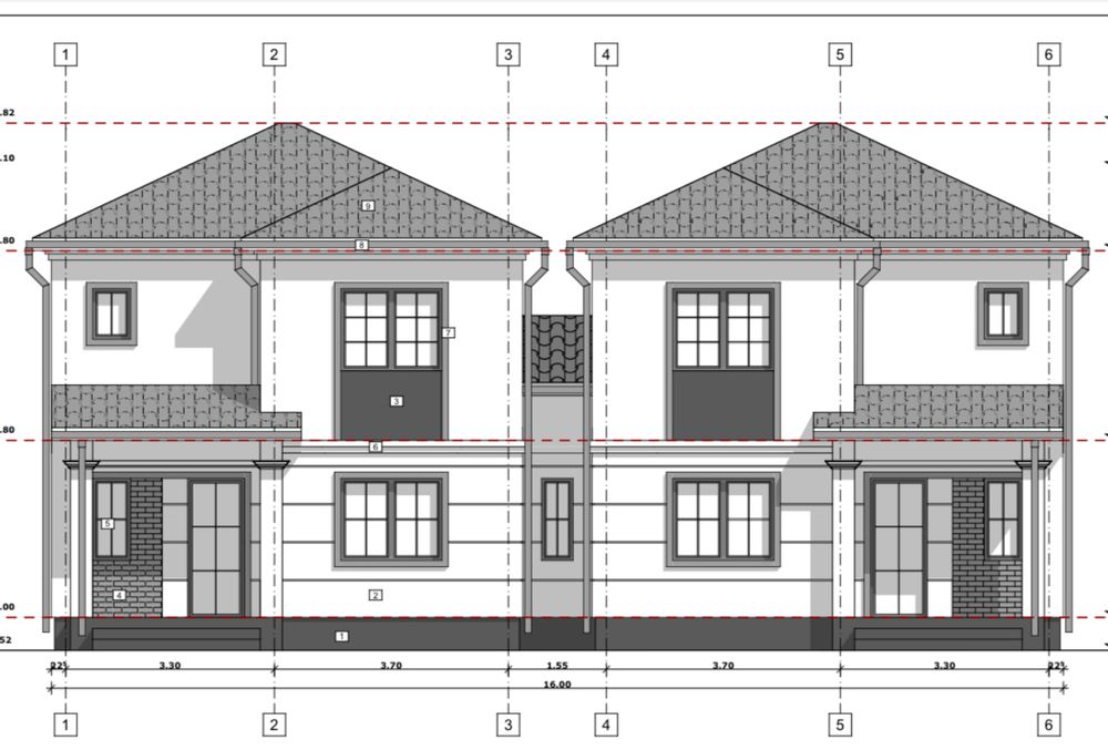 Duplex separat prin CT Mosnita Noua