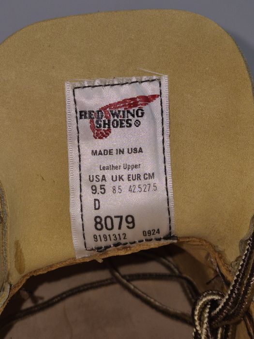 Red Wing Shop Moc 8079 - Roughout Abilene Leather - USA 9,5/ EUR 42,5/