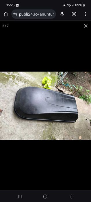 Cutie portbagaj baulet bare transversale