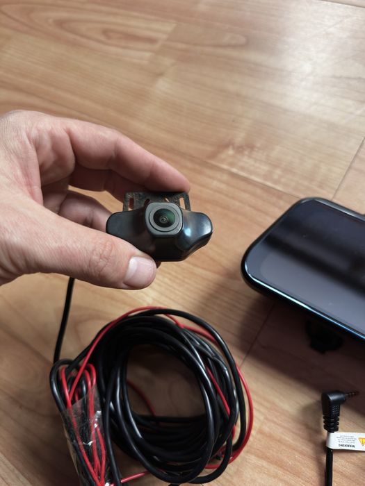 Mirror dash cam 2.5K + rear camera 1080P AZDOME 11.8 inch touchscreen