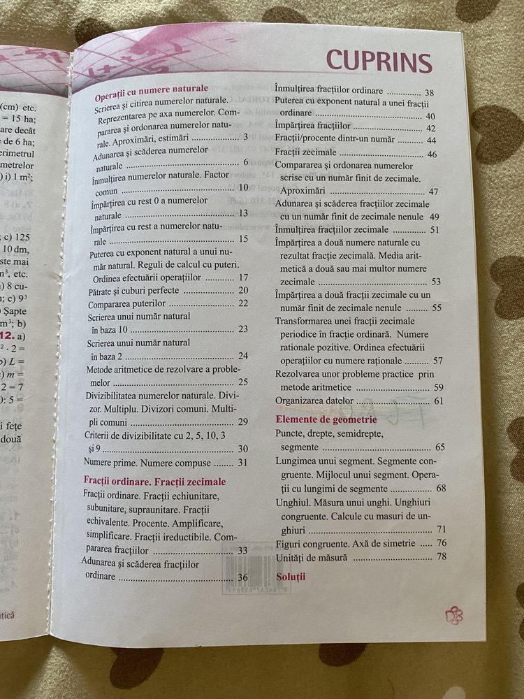 Culegere Matematica clasa a 5-a