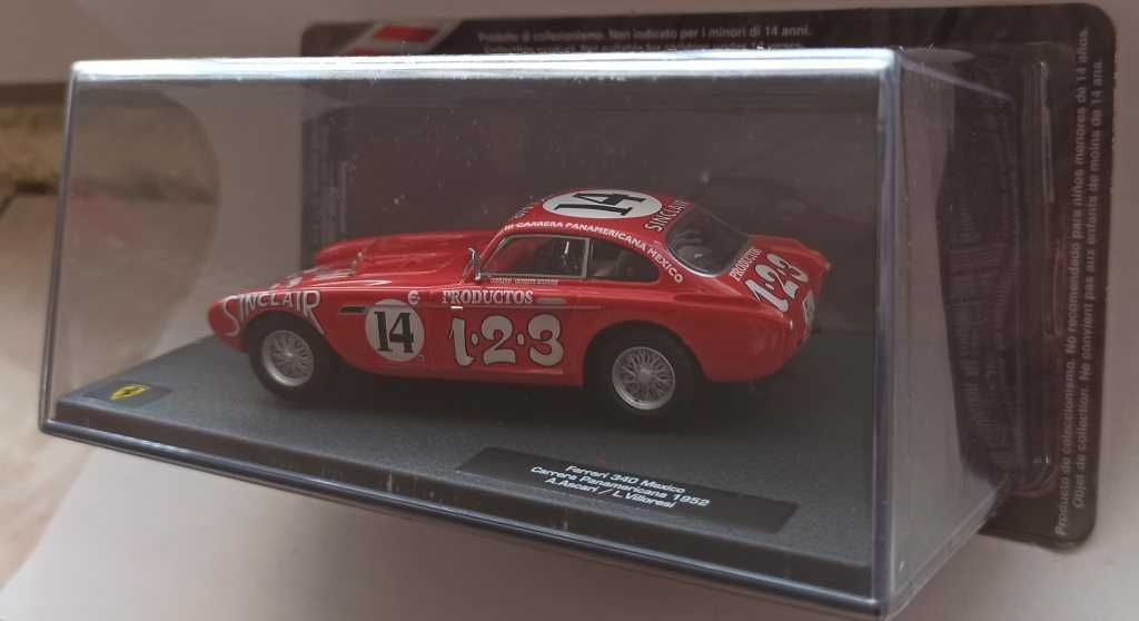 Macheta Ferrari 340 Mexico "Carrera Panamericana" 1952 - Altaya 1/43