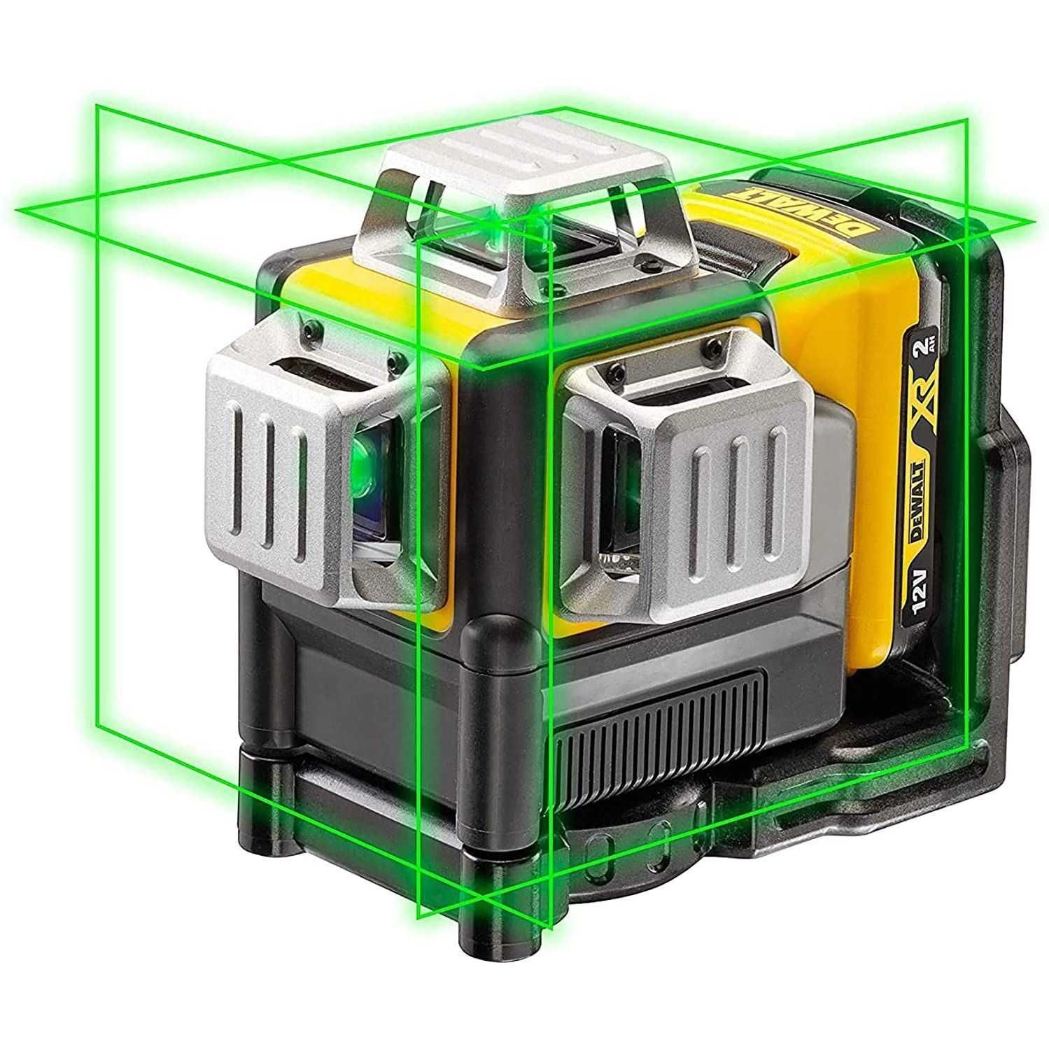 Лазерен нивелир линеен DEWALT DCE089D1G, 360°, 3 зелени лъча