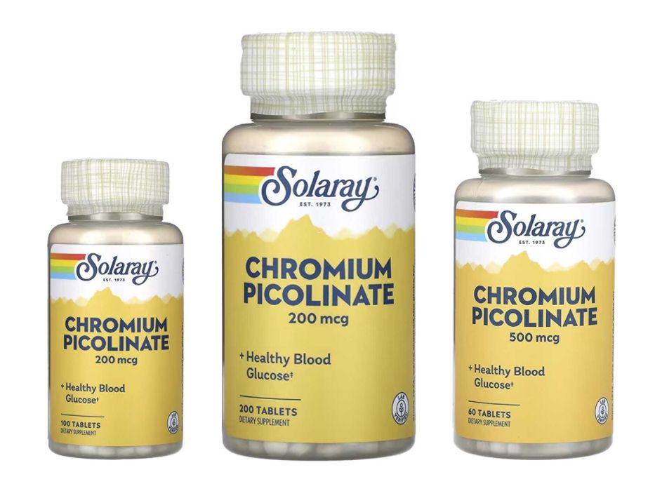 Solaray Chromium Picolinate Пиколинат хрома xrom pikolinat хром