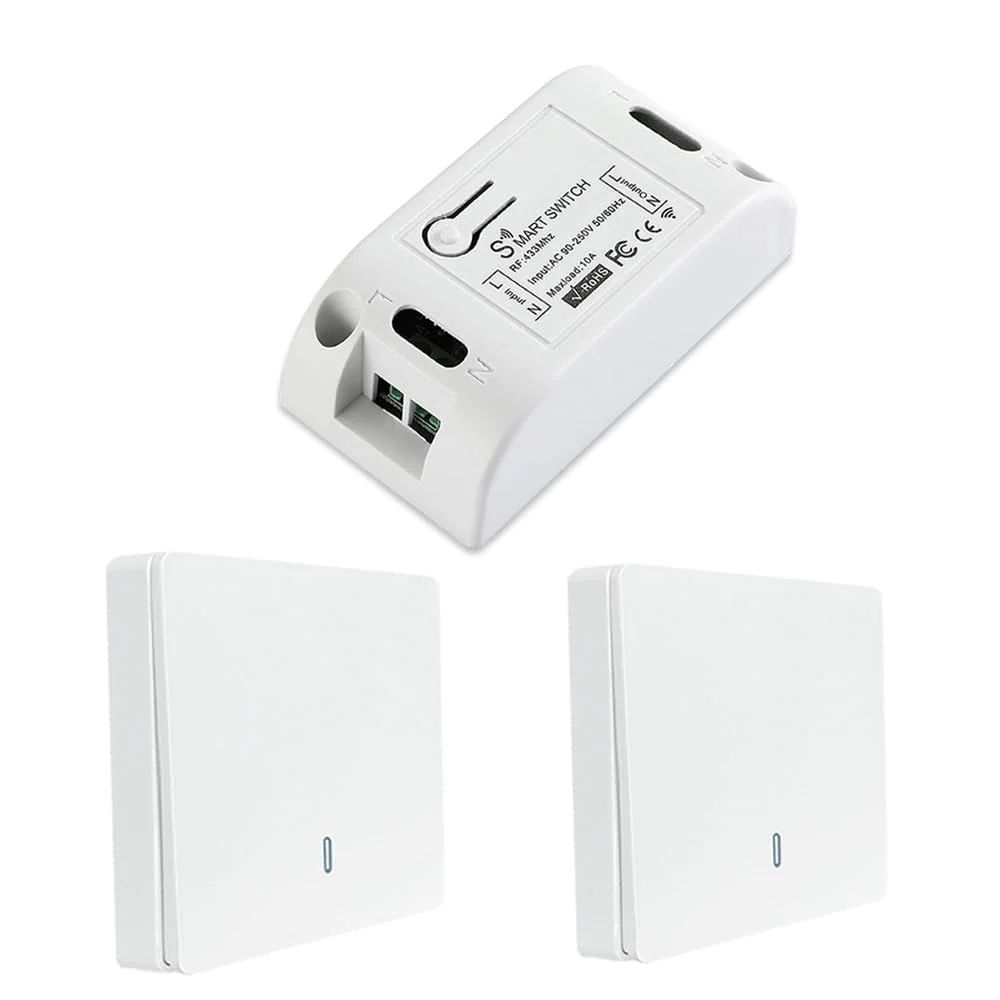 Единичен Moes smart  реле за кинетичен ключ RF433 + WiFi