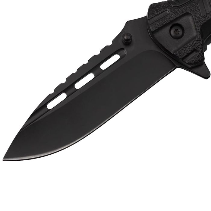 Briceag de vanatoare IdeallStore®, Silent Future, otel, 21 cm, negru