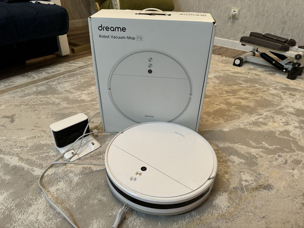 Робот-пылесос с функцией влажной уборки dreame robot vacuum-mop F9