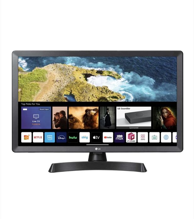 Televizor / monitor LG, 24TQ510S-PZ, 60 cm, Smart, HD, LED, Clasa E