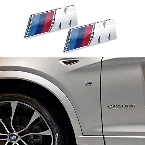 Set Embleme sigla logo seria 1 3 5 6 Bmw M power aripa X5 X6 F10 F30