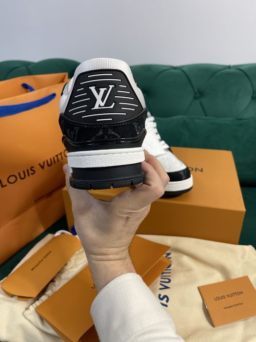 Adidasi Louis Vuitton piele naturala 100% Full Box colectie noua