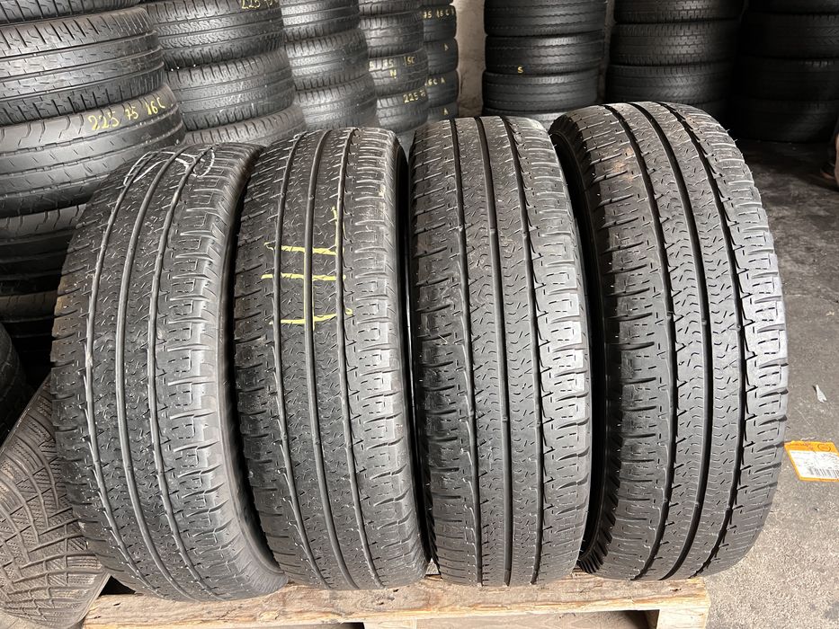 4 anvelope M+S 225/75/16 C , Michelin 6-6.5 mm