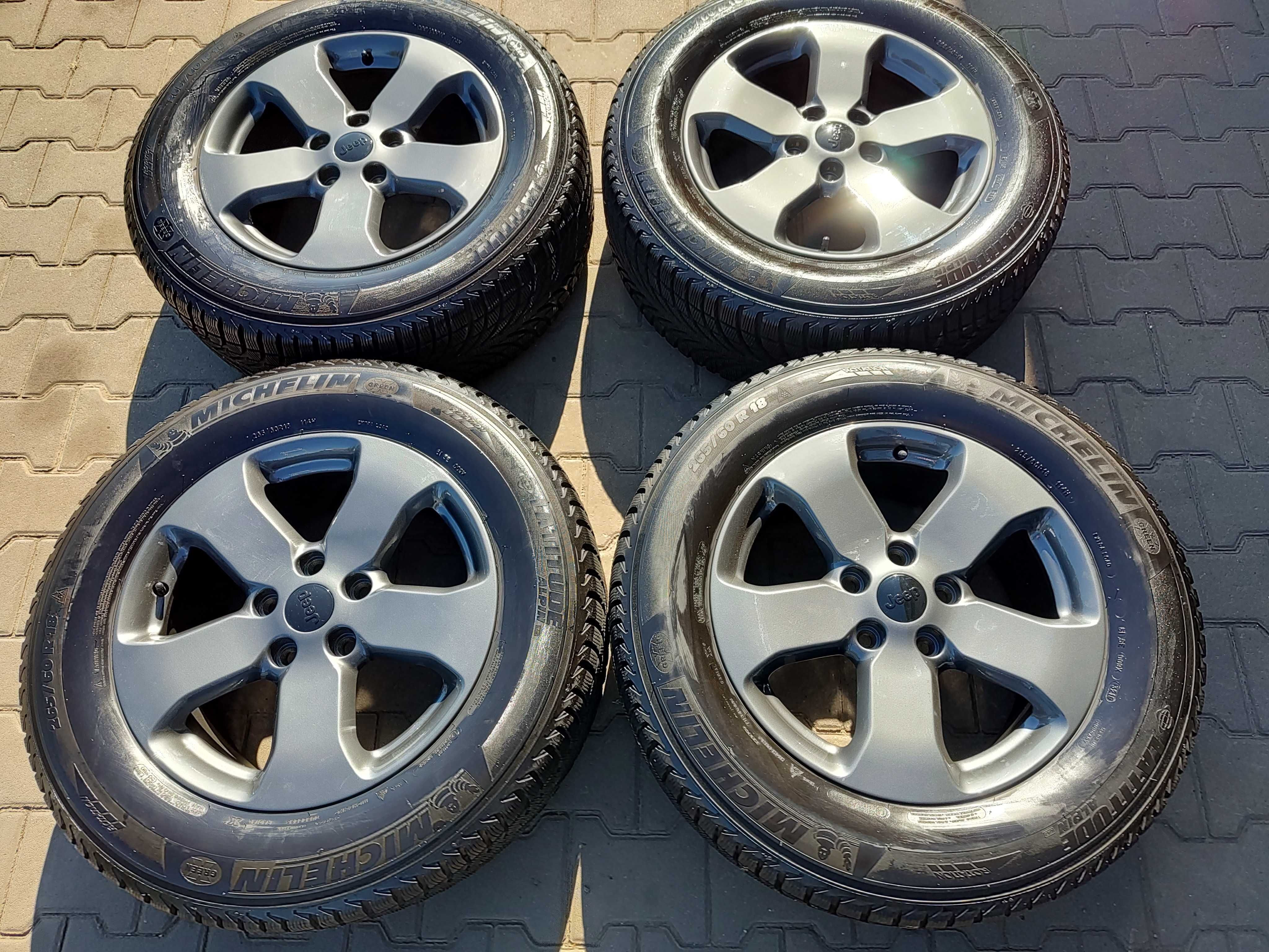 Jante Jeep Grand Cherokee Anvelope Iarna Michelin 265 60 18