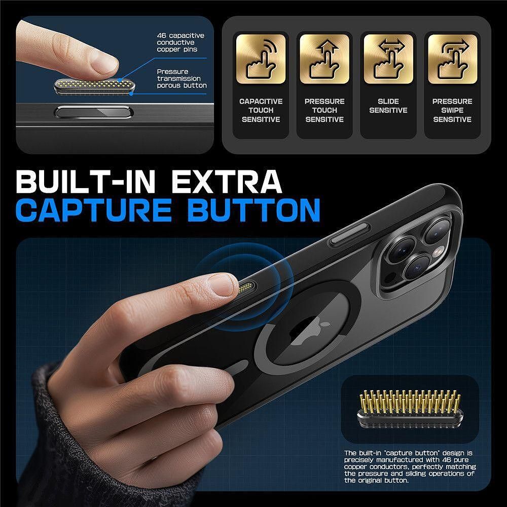 Кейс supcase ub mag magsafe за iphone 16 pro max - черен