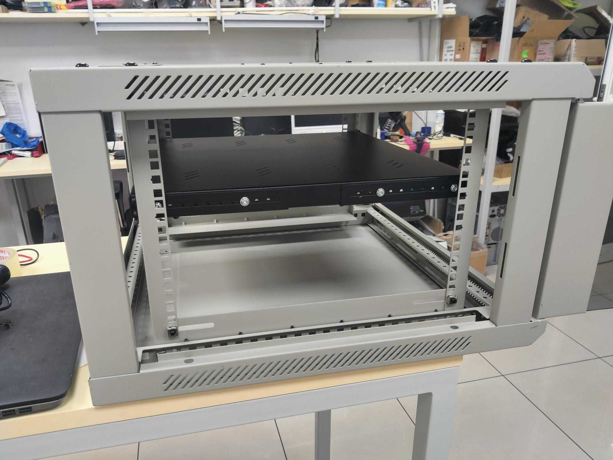RACK комуникационен шкаф 6U 600/600/370 + тава