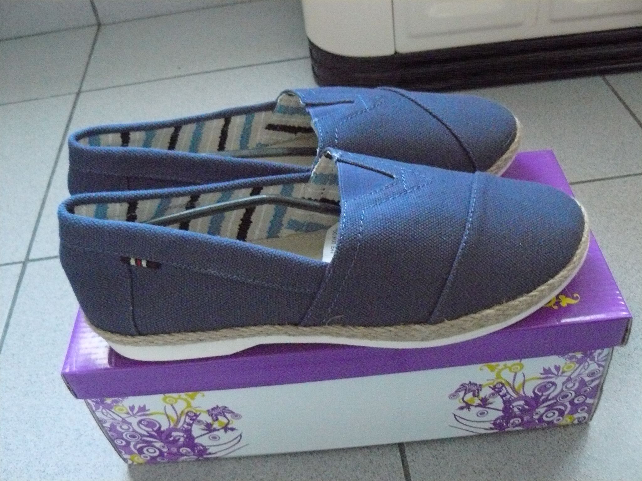 Espadrile Barbati "ALTA MODA" Originali Grecia,Culoare Albastru,Nr.43