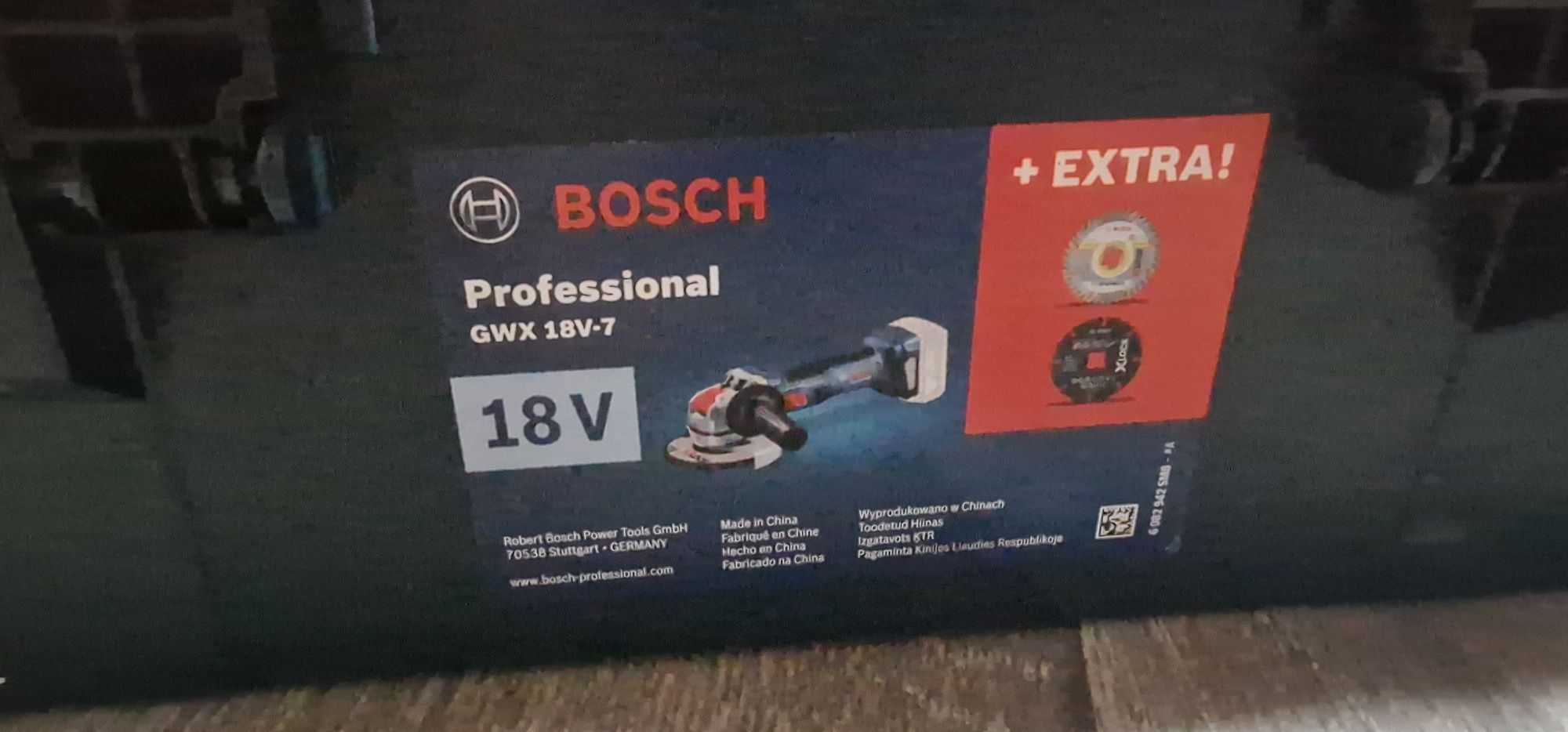 ъглошлайф bosch gwx 18v -7  X-LOCK