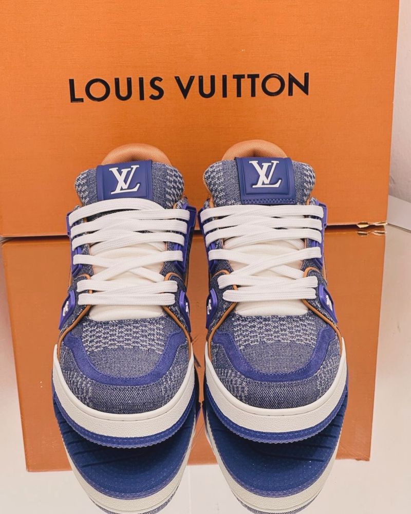 Adidasi Louis Vuitton trainers denim Premium full box 40-45