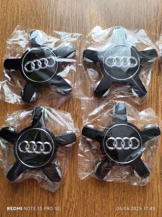 Capace centrale pentru jante de aliaj Audi 4 buc