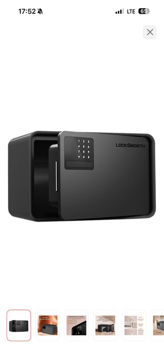 Сейф Kuvert LockSworth VS4523BK, ключевой, электронный замок