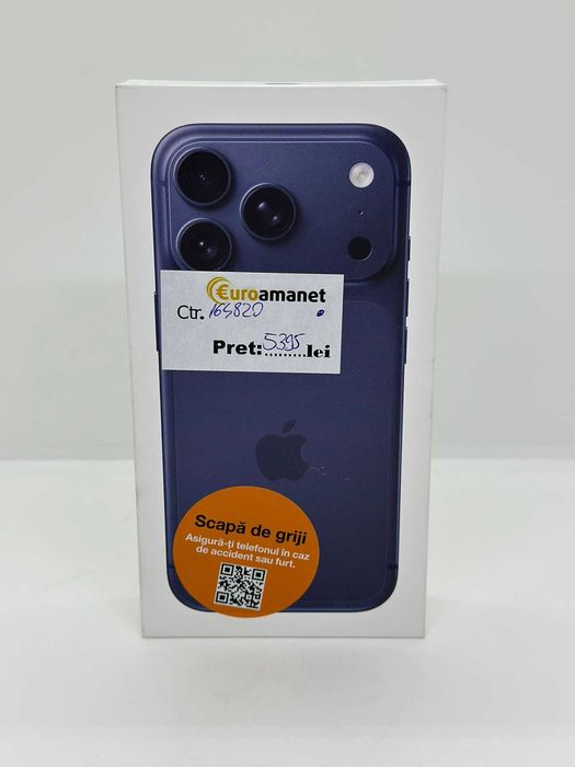 Telefon mobil Apple iPhone 17 Pro, 256GB, NOU, SIGILAT -A-