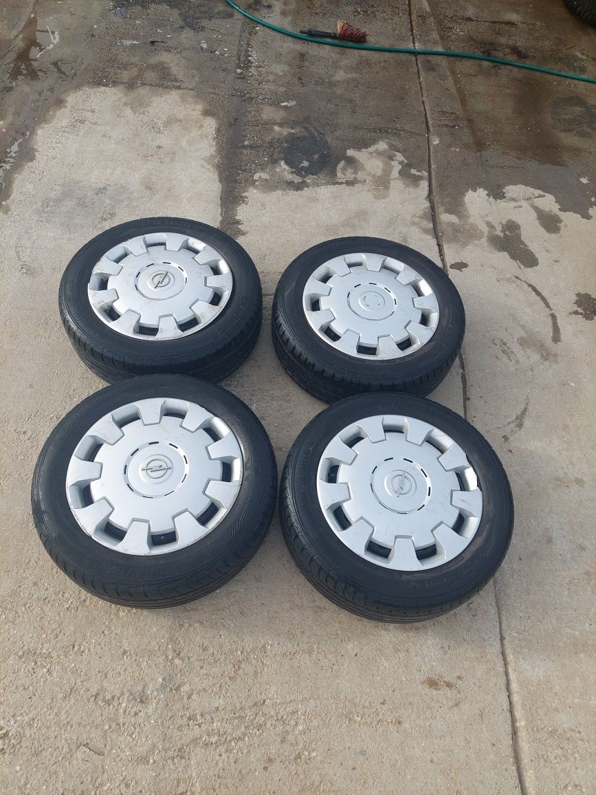 Set roti de vara jante cu cauciucuri 195 60 15 r15 Opel Corsa C D E