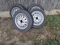 Set 4 jante originale Daewoo Matiz + anvelope 155/65 R13