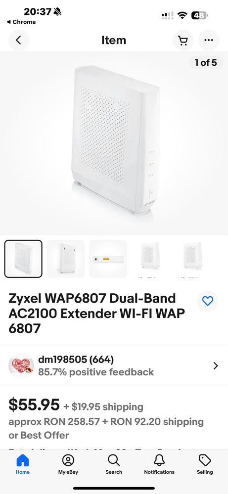 Router Zyxel WA6807