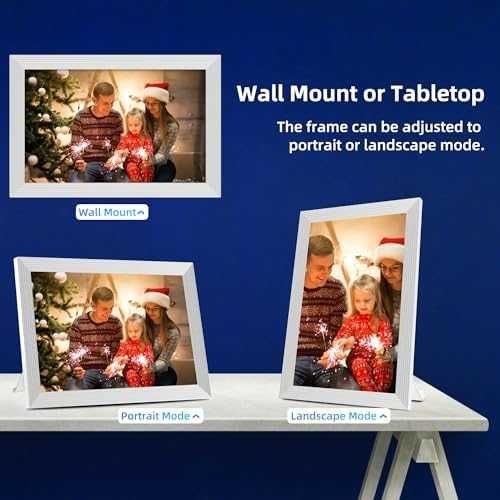 Нова WiFi Дигитална Фото Рамка 10.1" IPS, 32GB, Авто Завъртане снимки