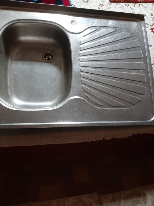 Мойка для кухни, металлическая)