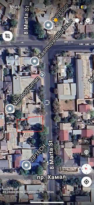 Продам участок (дом) 4.7сот Миробадский район.