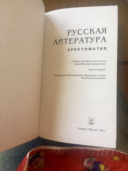 Книга "Русская литература" 8 класс