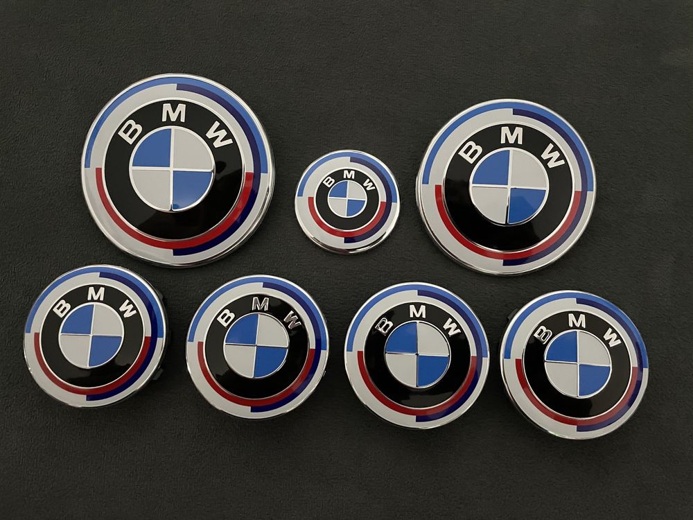 Set embleme Bmw Anniversary 50th Seria 3 5 6 7 E90 E60 F10 F30 F32