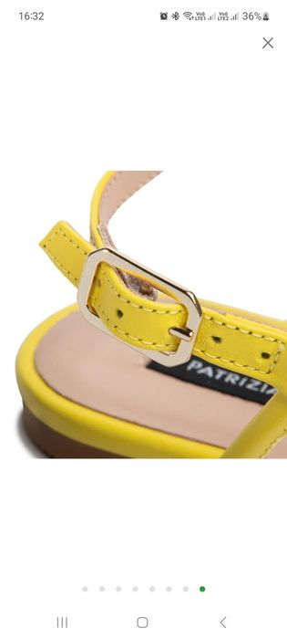 Сандали 39 номер Patrizia Pepe lemonade yellow