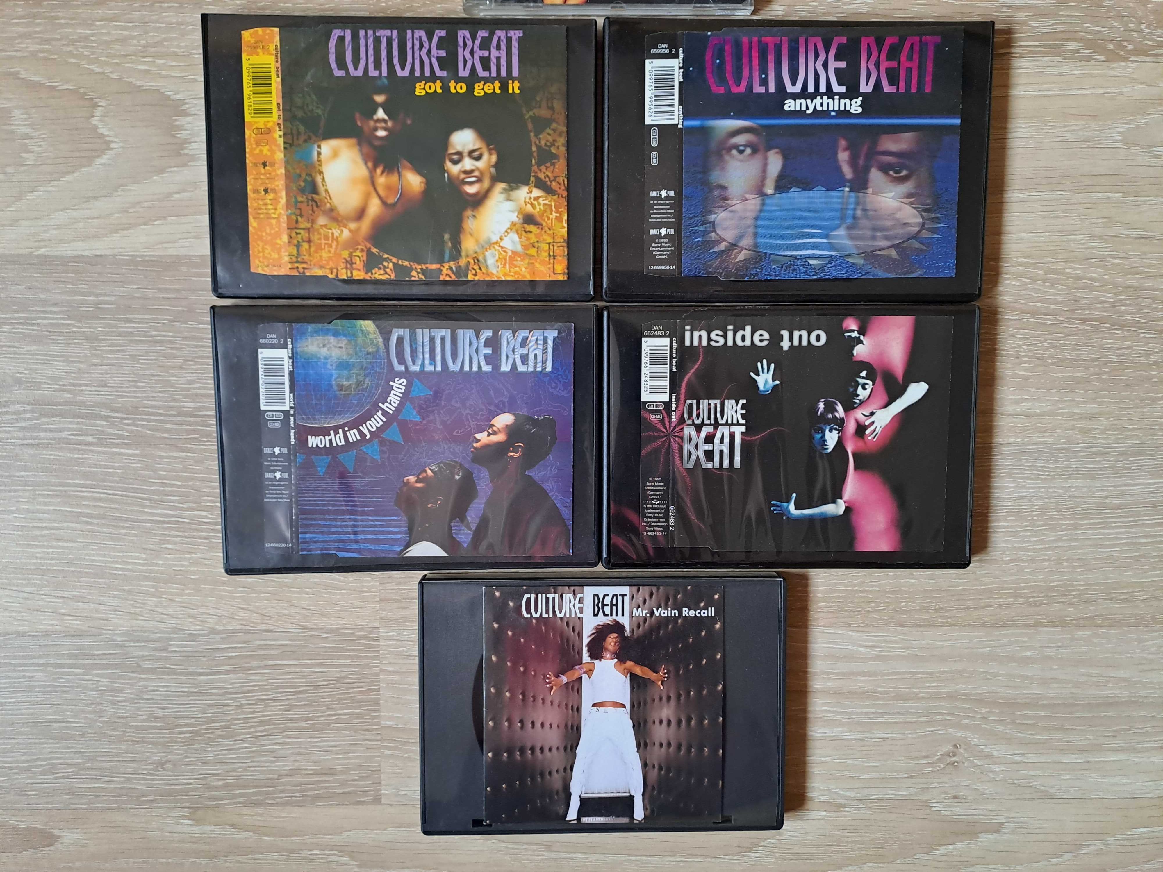 Colectie 8 CD+CD Maxi originale Culture Beat - albume si CD Maxi