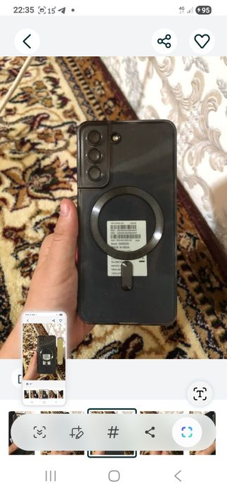 Samsung   S 21 fe  сотилади айби йук коробка документ  бор хотира