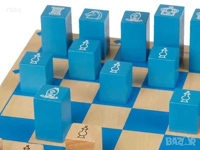 Нов Дървен шах голям 40см х 40см