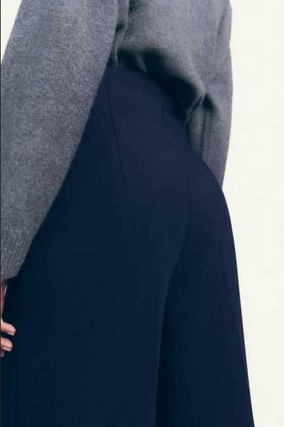 брюки кюлоты от Zara тёмно-синие  36 S