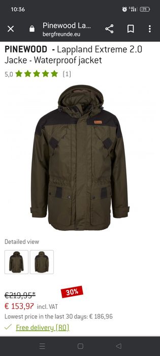 Geaca Pinewood Lappland Extrem XXL