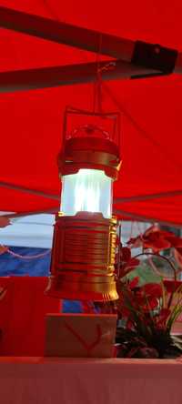Lanterna - Felinar led reincarcabil, solar, cu lanterna 6 LED-uri