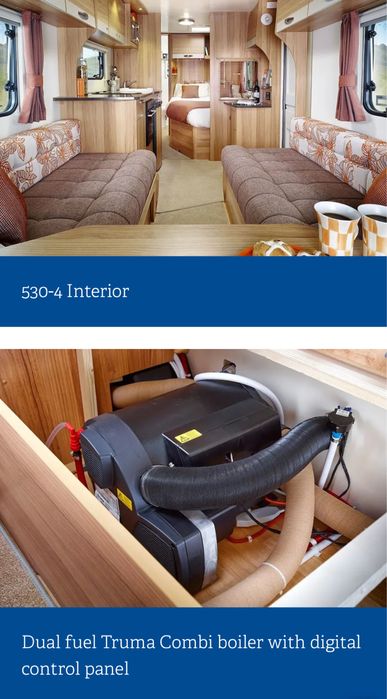 Carvana rulota Pursuit 530-4 cu panouri solare si motor mover