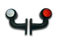 1 бр. ЛЕД  LED Диодни  рогчета , светлини за камион , 12-24V , 0113LRW