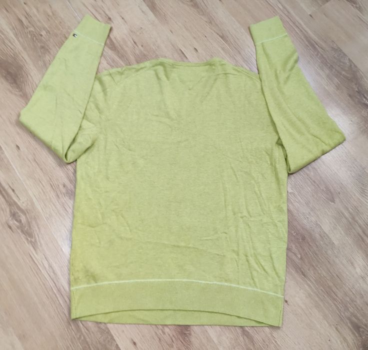 Pulover din in și bumbac Tommy Hilfiger mărimea XXL