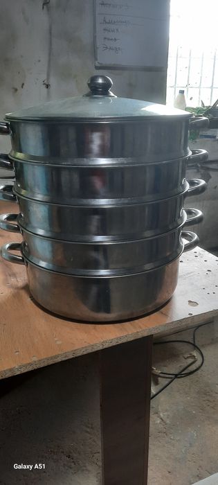 Мантоварка новый из нержавеющая сталь.