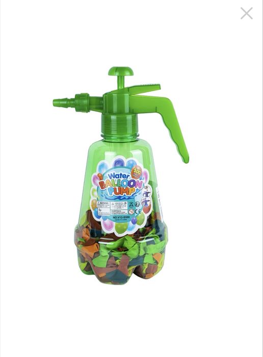 Balon cu pompa de apa, 100 de baloane