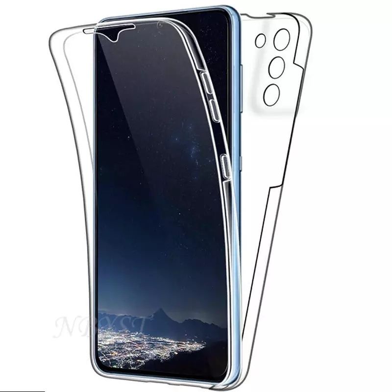 Прозрачен 360° Градуса Кейс за Samsung Galaxy S21FE S21 S21+ S22 Ultra